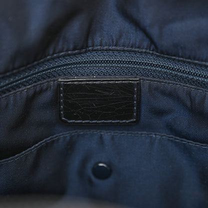 Christian Dior Denim Speedway Saddle Bowler Blue 6 of 14