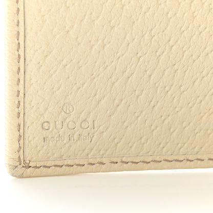 Gucci Calfskin Abbey Compact Wallet Off White 6 of 8