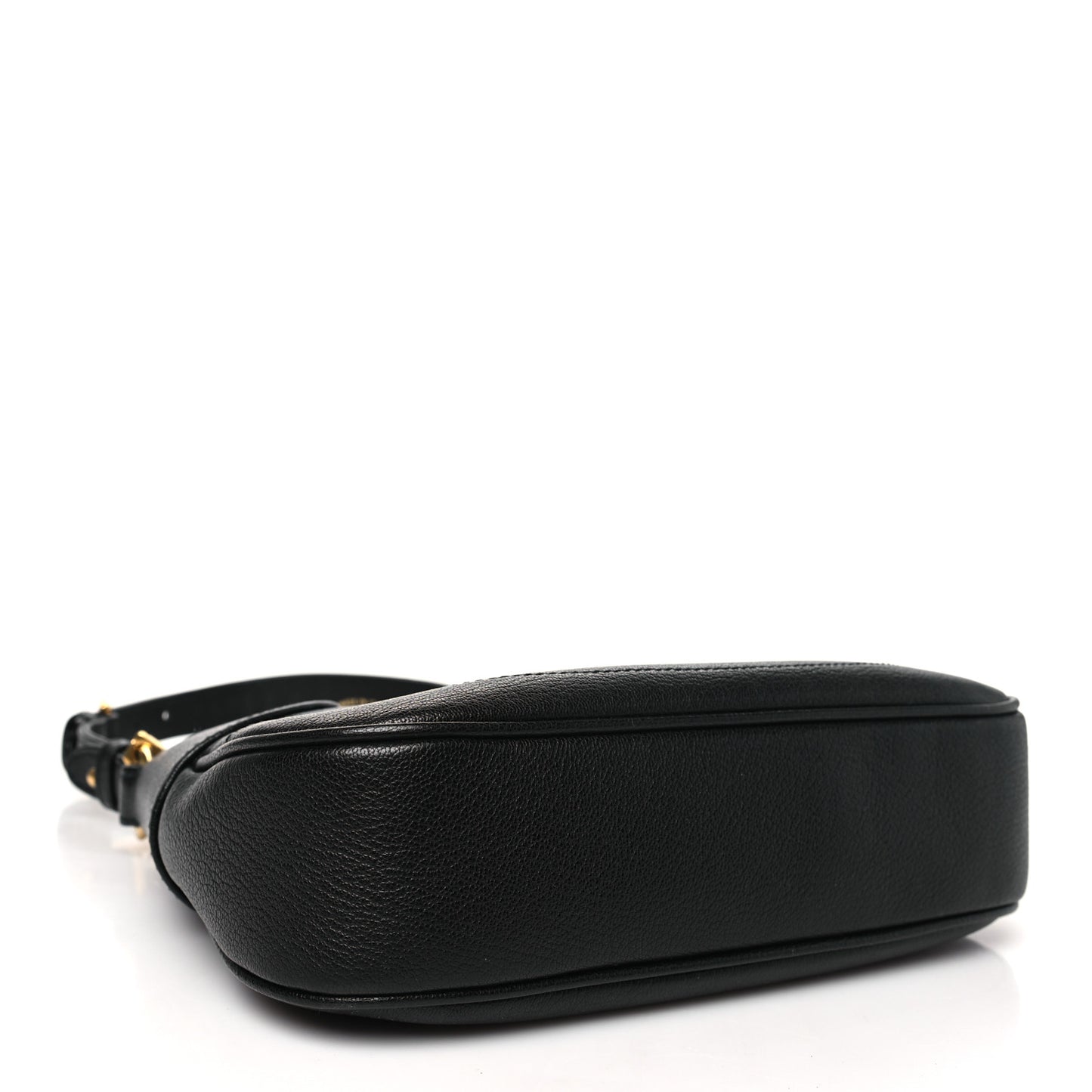 Goatskin Small Aphrodite Shoulder Bag Black