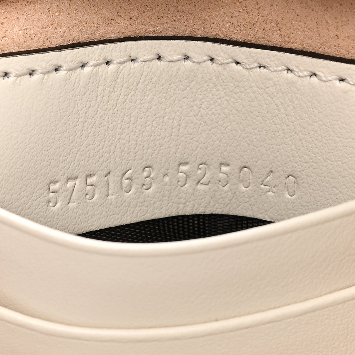 Gucci Calfskin Matelasse Mini GG Marmont 2.0 Bucket Bag White 7 of 10