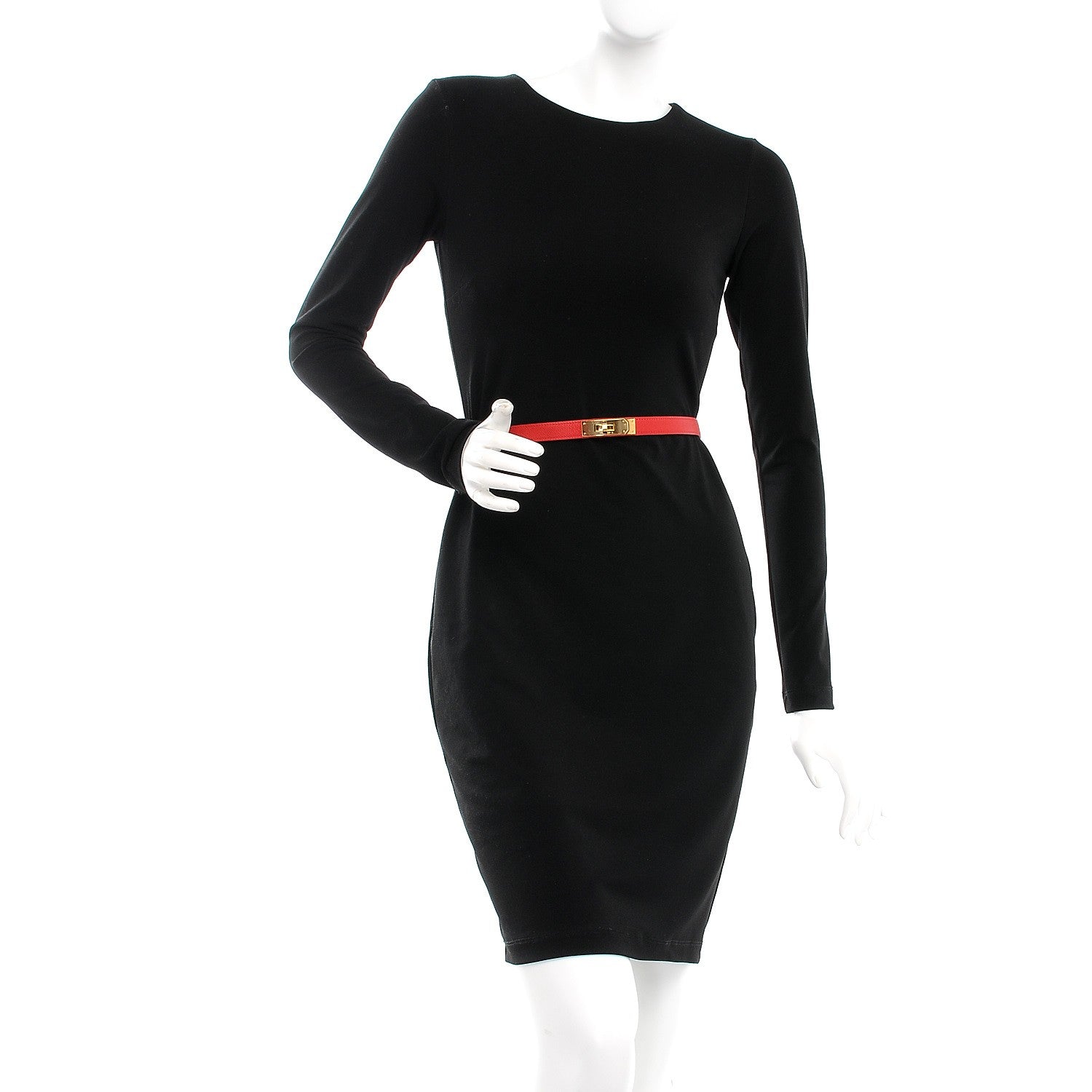 Hermes Epsom Kelly Belt Rouge Casaque 2 of 4