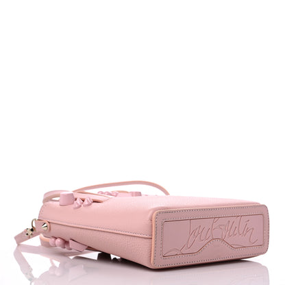 Christian Louboutin Calfskin Empire Spike Studded Mini North South Cabata Tote Rosy 4 of 9