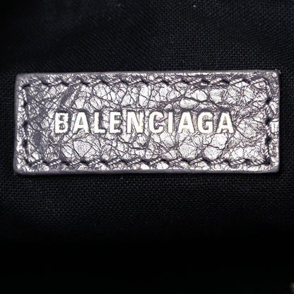 Balenciaga Agneau Arena Le Cagole Shoulder Bag XS Dark Grey 14 of 19