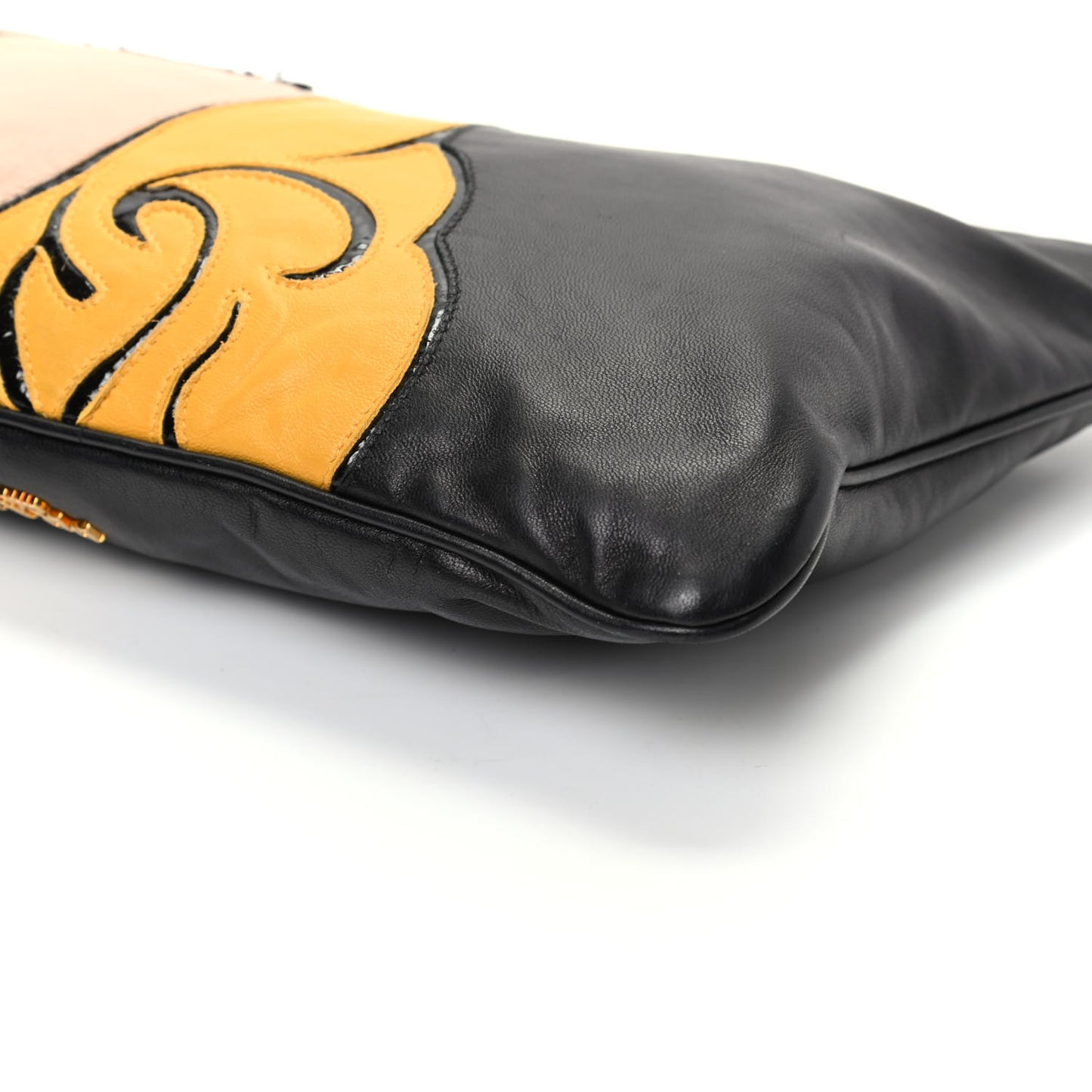 Nappa Pop Girl Zip Pouch Black