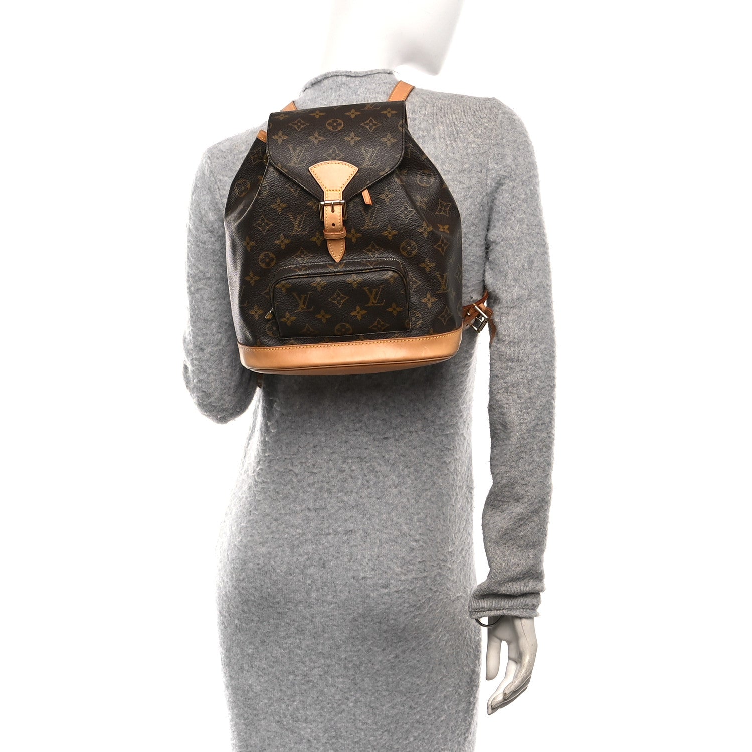Louis Vuitton Monogram Montsouris MM Backpack 2 of 10