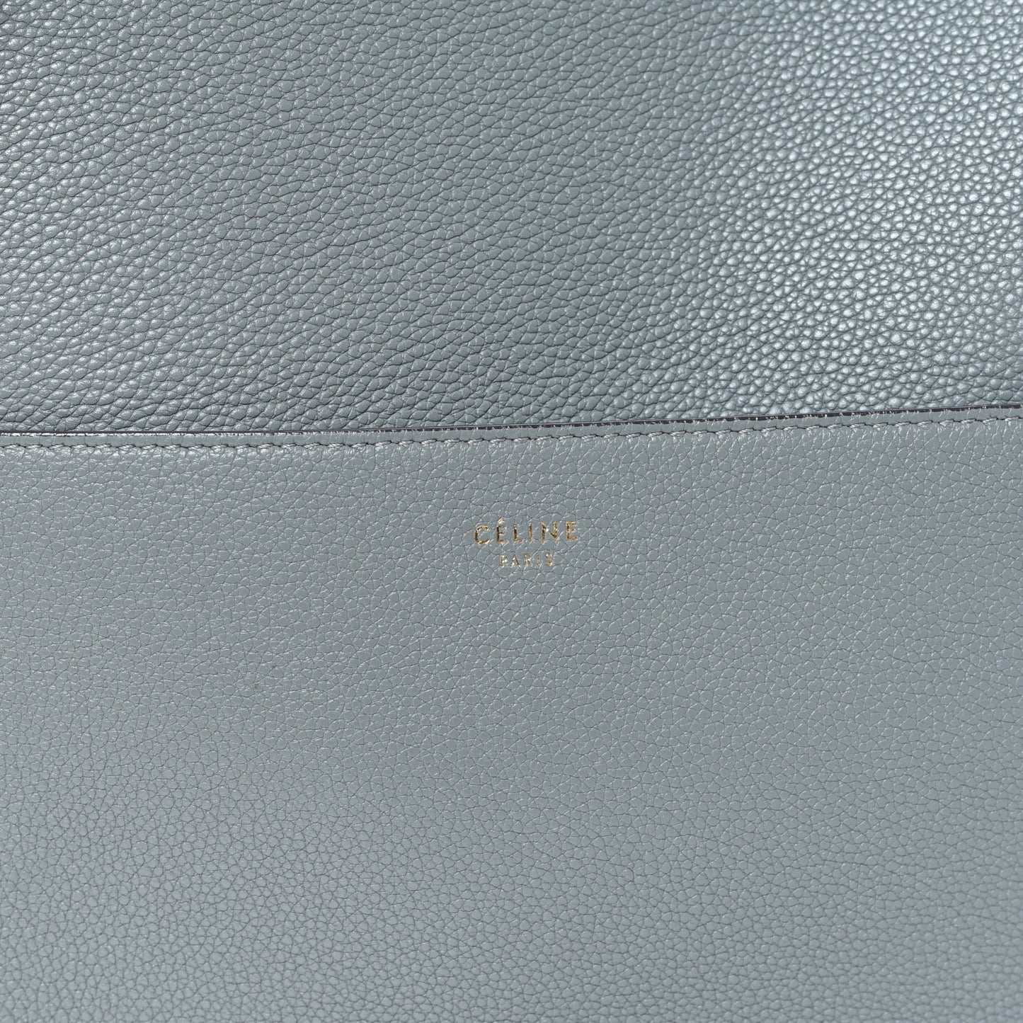 Soft Grained Calfskin Sangle Bucket Bag Storm