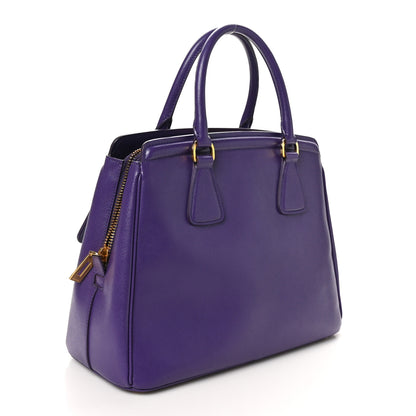 Prada Saffiano Lux Parabole Tote Viola 3 of 9