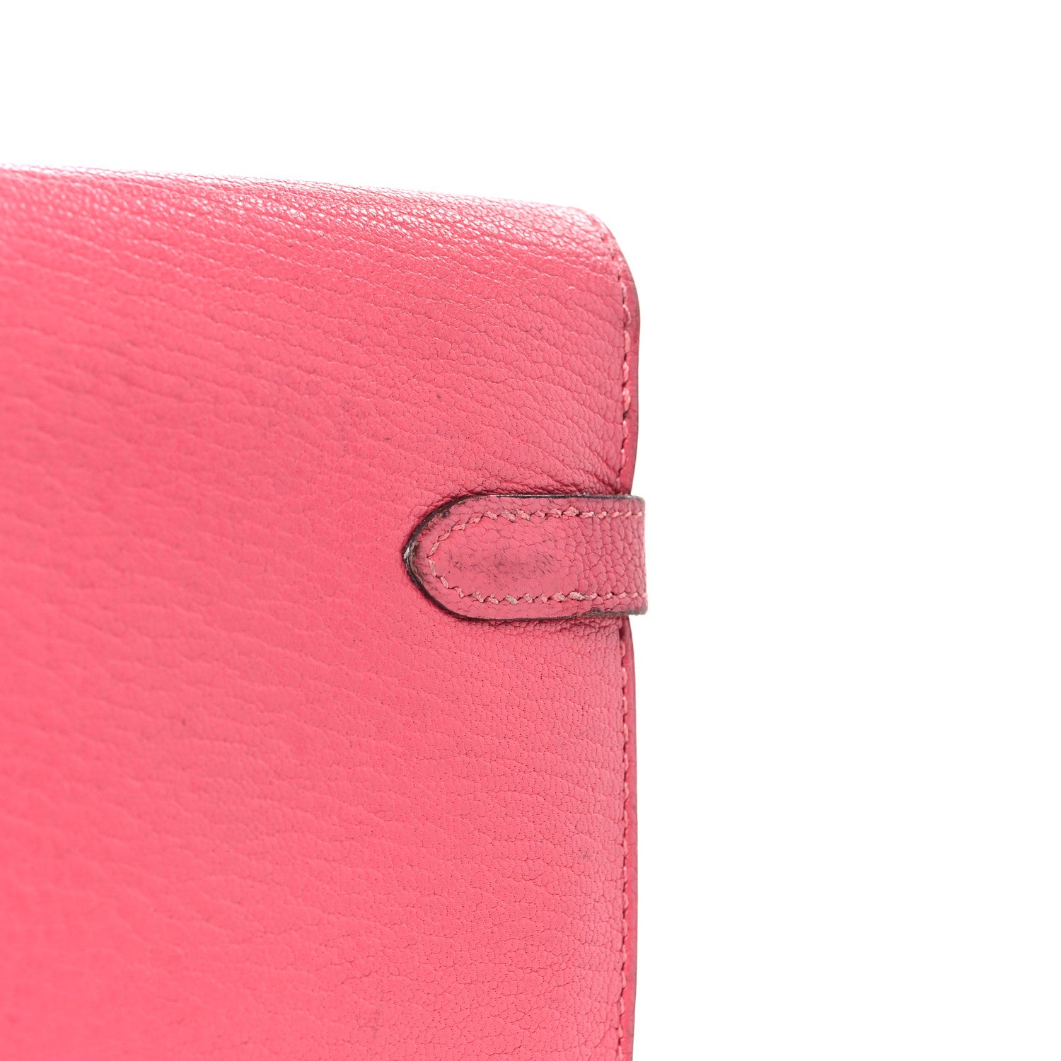 Hermes Chevre Mysore Kelly Longue Wallet Rose Azalee 11 of 14