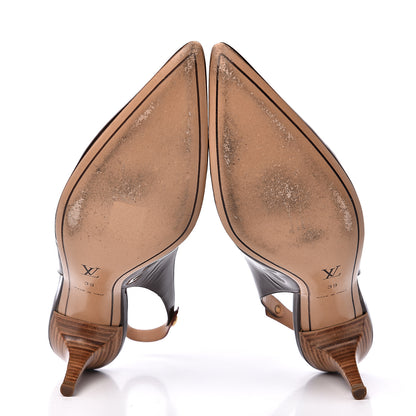 Louis Vuitton Patent Gina Pumps 39 Brown 5 of 11