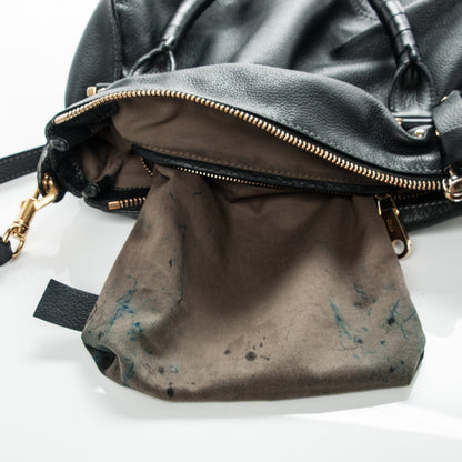 Chloe Calfskin Medium Marcie Satchel Black 10 of 10