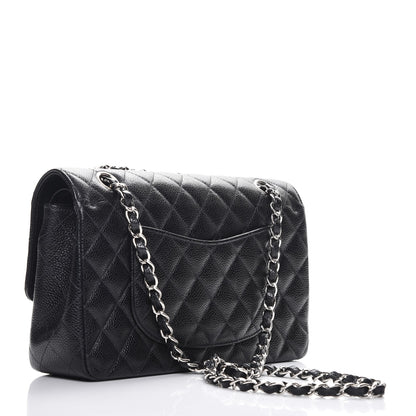 Chanel Caviar Quilted Medium Double Flap Black 3 of 9