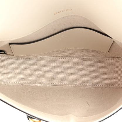 Gucci GG Supreme Monogram Web Mini Horsebit 1955 Shoulder Bag Beige Mystic White 5 of 11