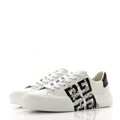Givenchy X DISNEY Calfskin 101 Dalmations City Sport Womens Sneakers 40 White Black 3 of 9