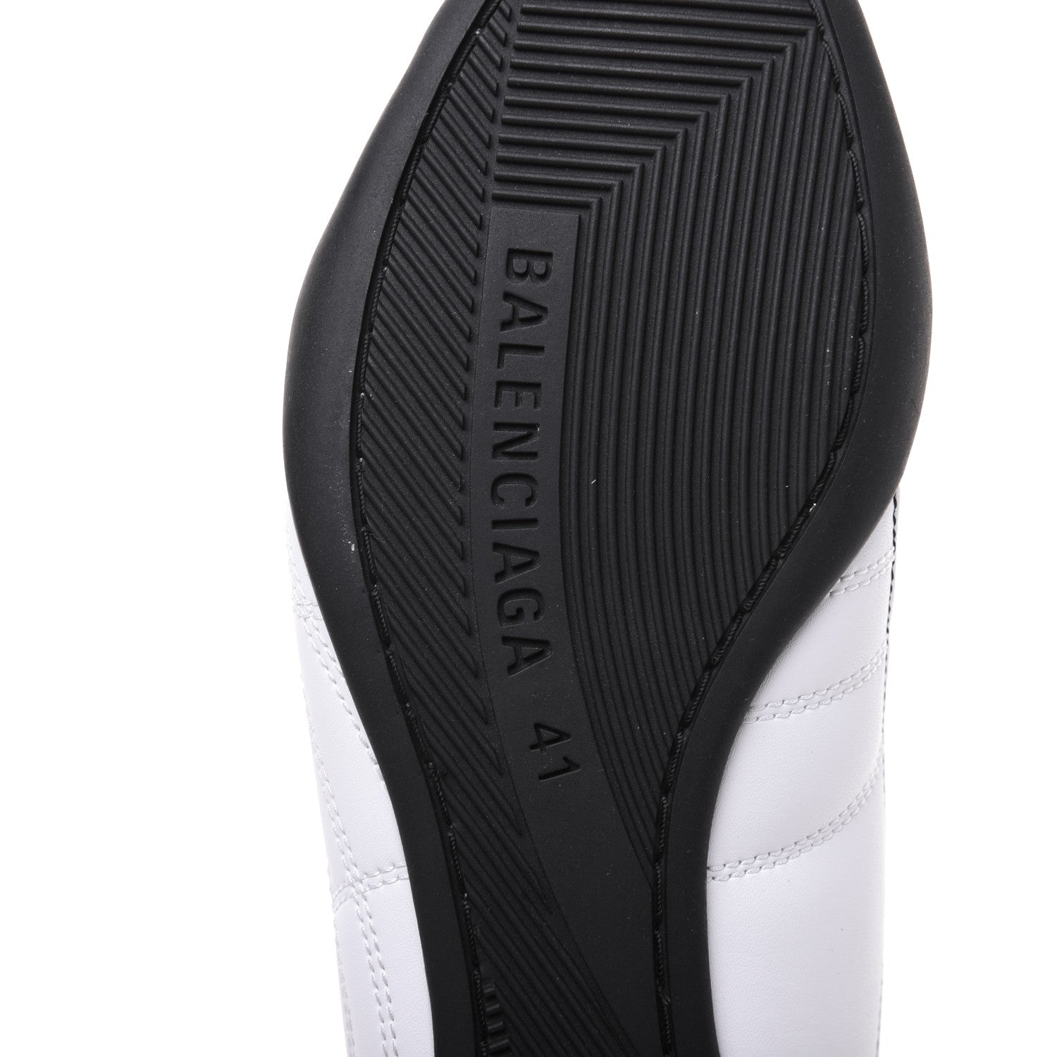 Balenciaga Polyurethane Womens Zen Sneakers 41 White Black 6 of 8