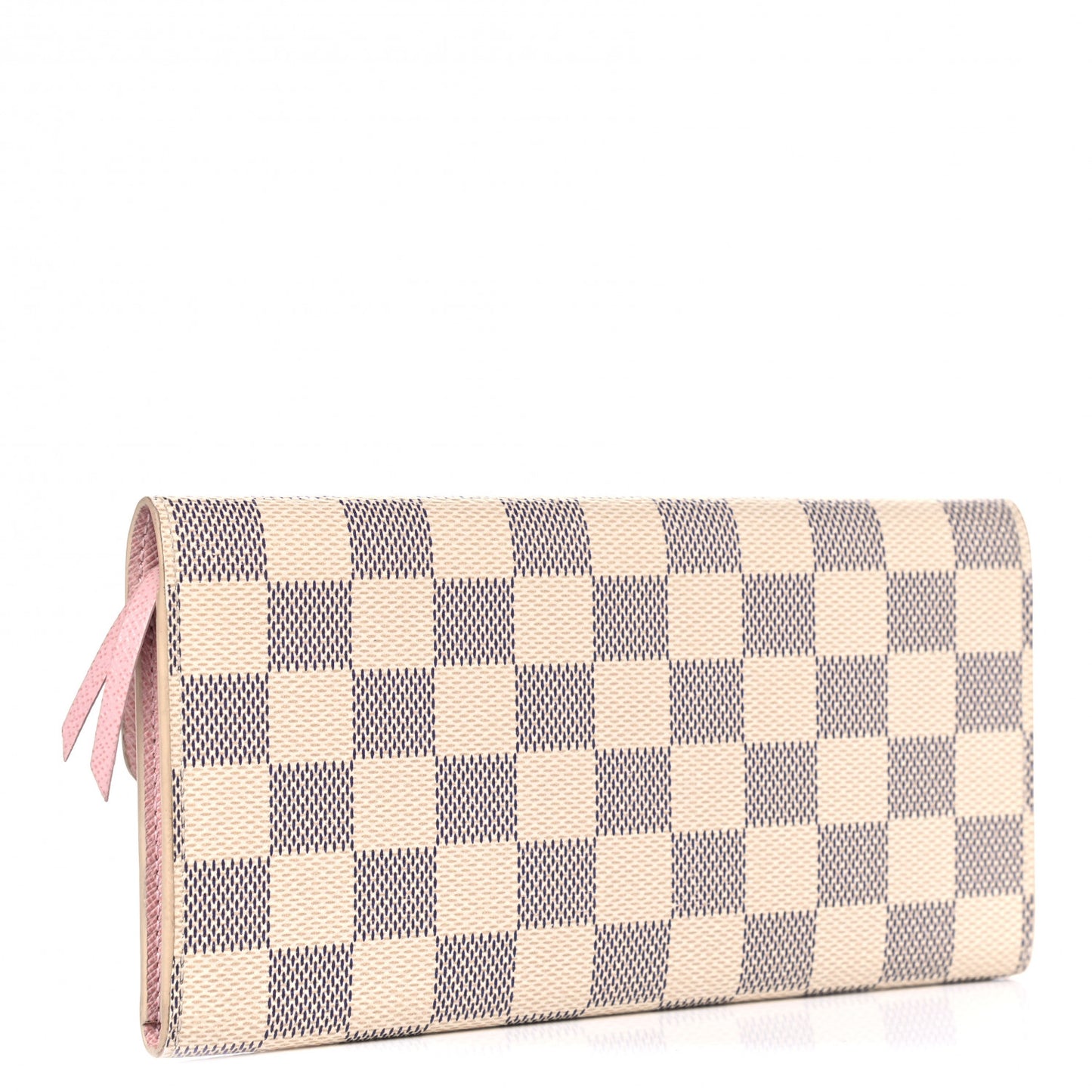 Damier Azur Emilie Wallet Rose Ballerine