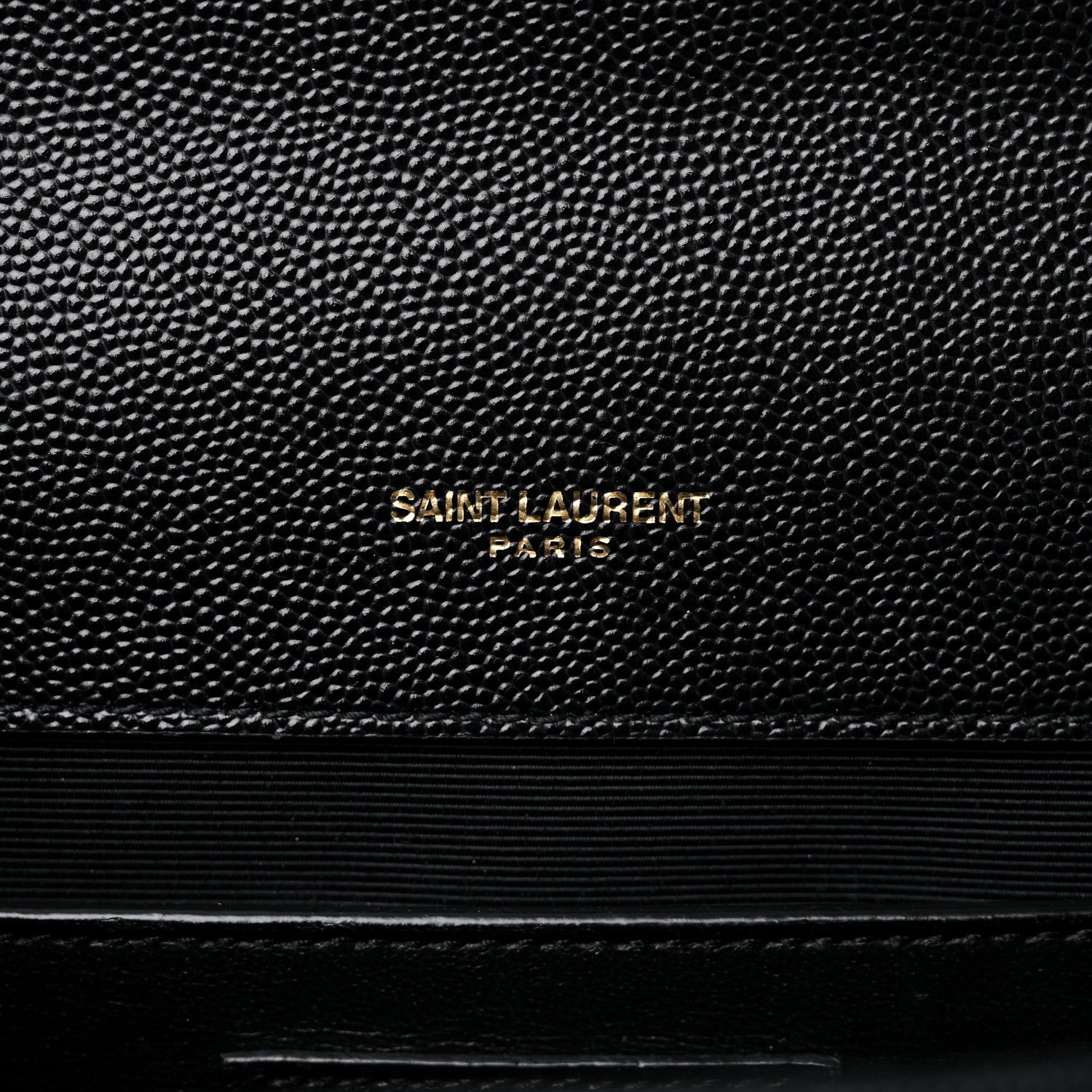 Saint Laurent Grain De Poudre Matelasse Chevron Medium Monogram Satchel Black 6 of 14