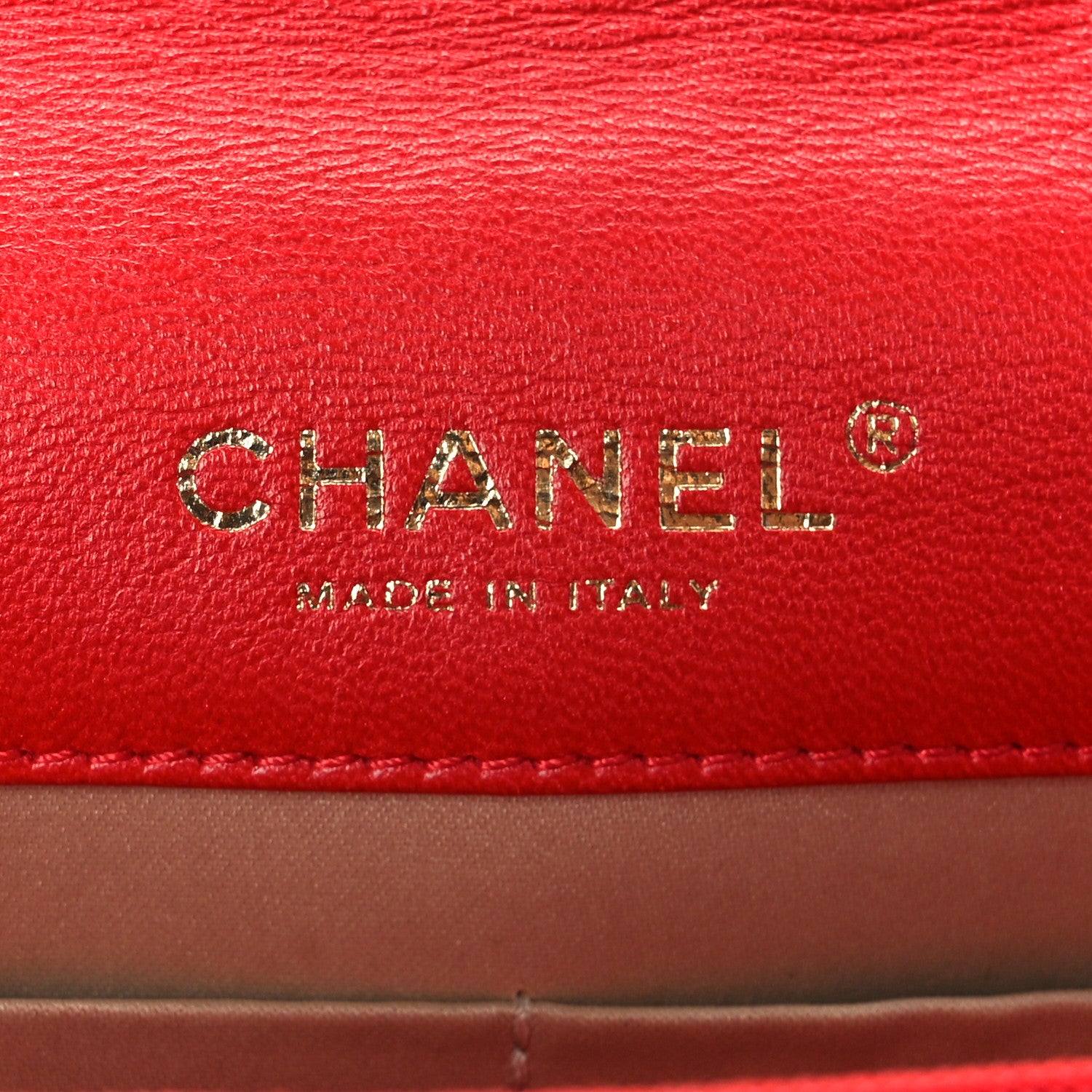 Chanel Lambskin Quilted Golden Class Wallet on Chain WOC Red 6 of 12
