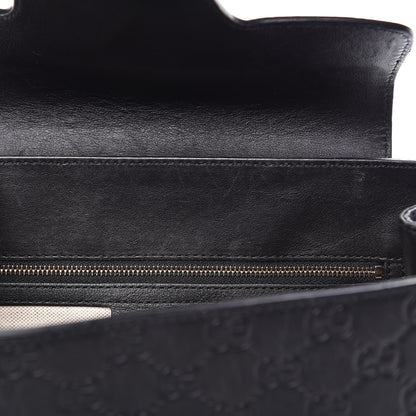 Gucci Guccissima Large Emily Chain Shoulder Bag Black 10 of 17