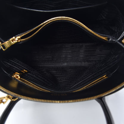 Prada City Calfskin Mirage Promenade Tote Black 7 of 12