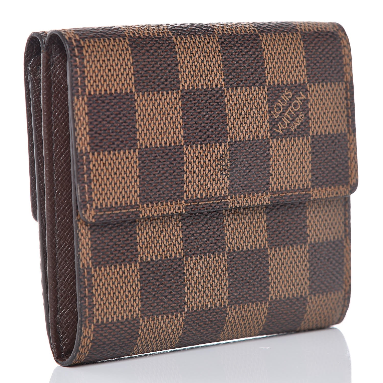 Louis Vuitton Damier Ebene Elise Wallet 3 of 10