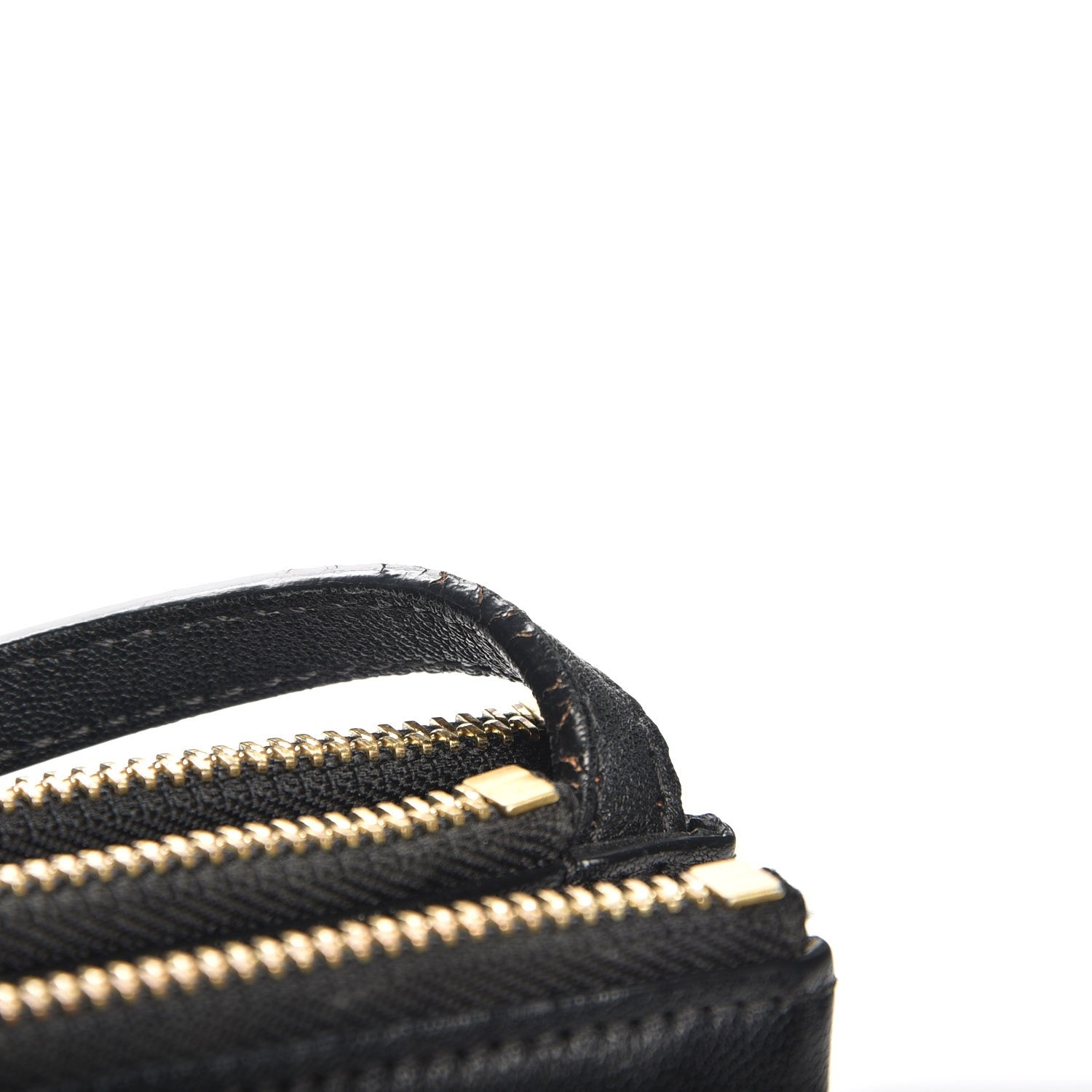 Celine Lambskin Large Trio Crossbody Bag Black 8 of 11