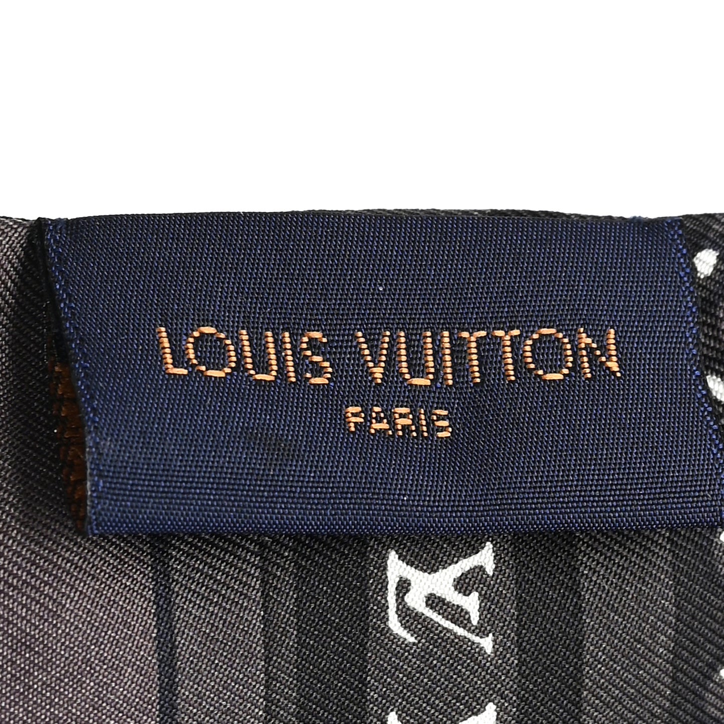 Silk Monogram LV World Bandeau Brown