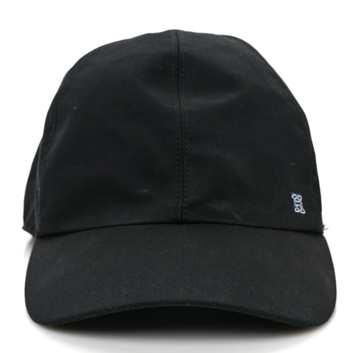 Hermes Cotton Viscose Hat 58 Black 3 of 9