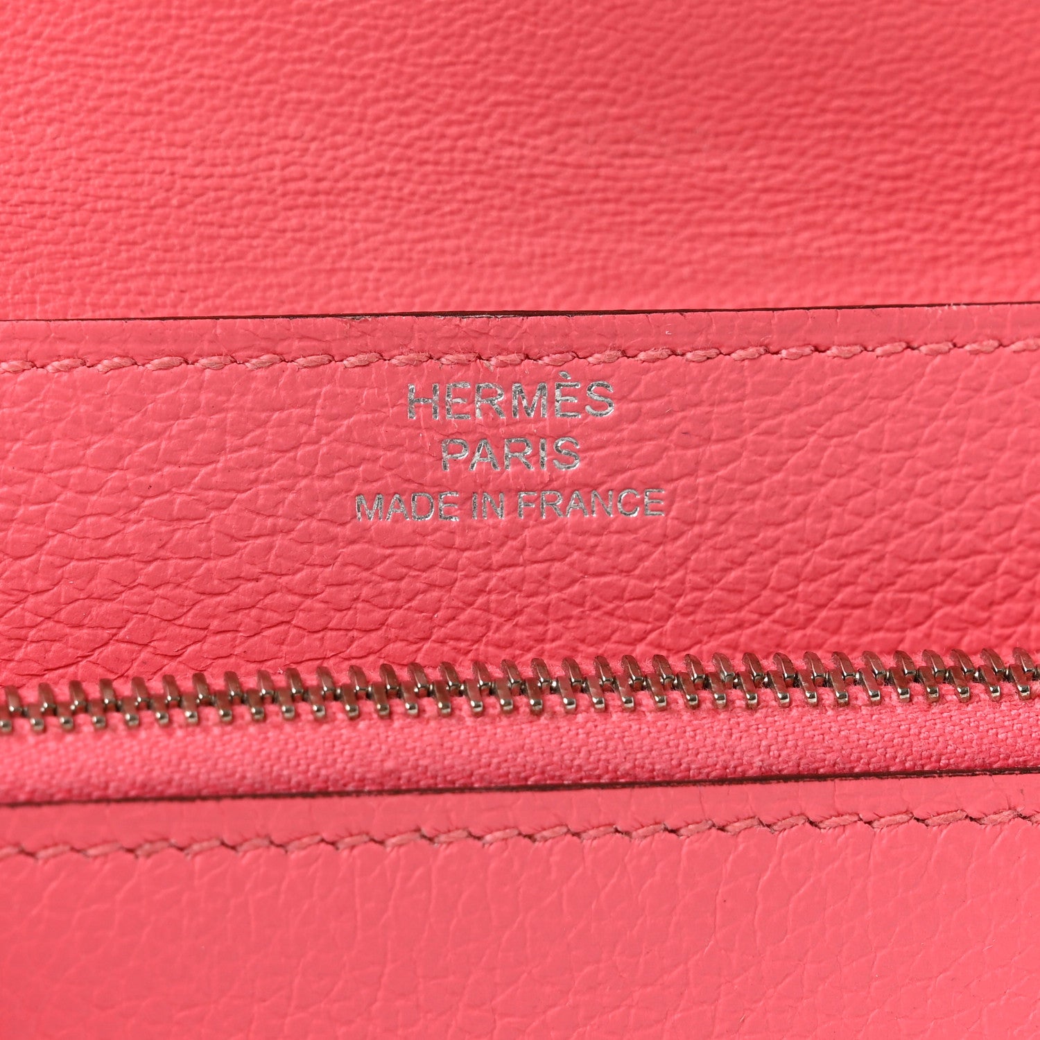 Hermes Evercolor Dogon Compact Wallet Rose Azalee 6 of 11
