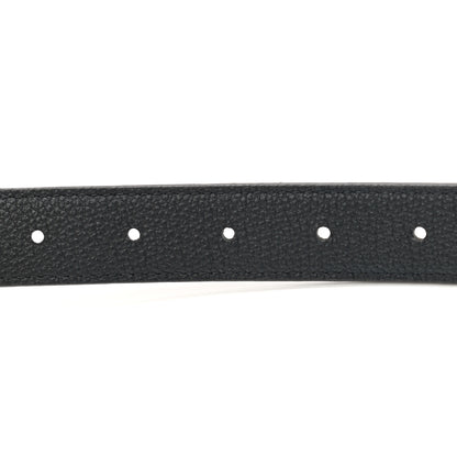 Louis Vuitton Calfskin Monogram 25mm LV Circle Reversible Belt 90 36 Black 4 of 5