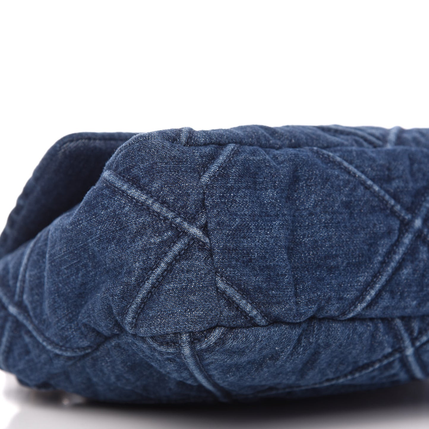 Denim Quilted Medium Chanel 19 Flap Blue
