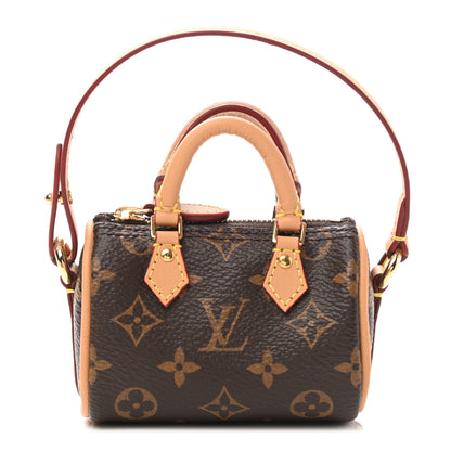 Louis Vuitton Monogram Micro Speedy Bag Charm 1 of 10