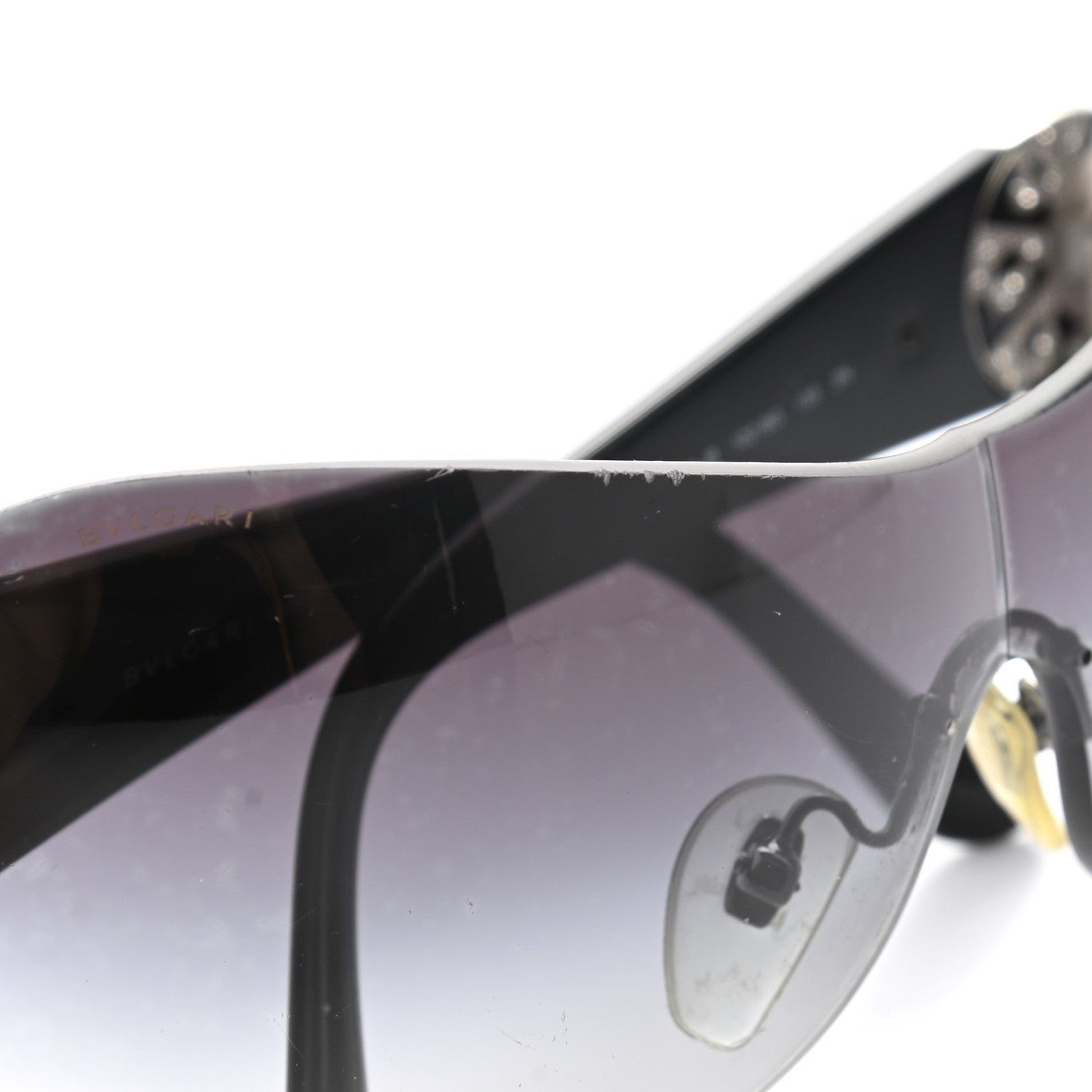 Bulgari Crystal Flower Sunglasses 6074-B Black 8 of 10