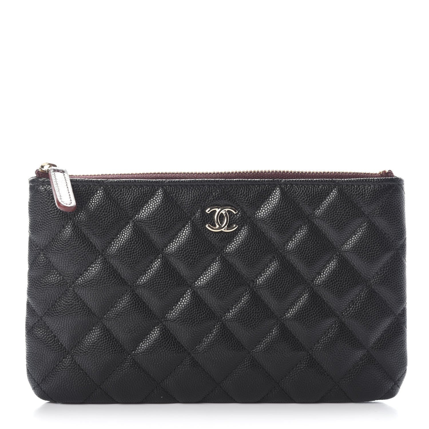 Chanel Caviar Quilted Cosmetic Case Black 1 of 7