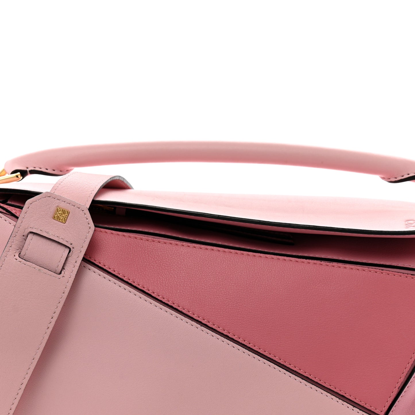 Calfskin Medium Puzzle Bag Soft Pink