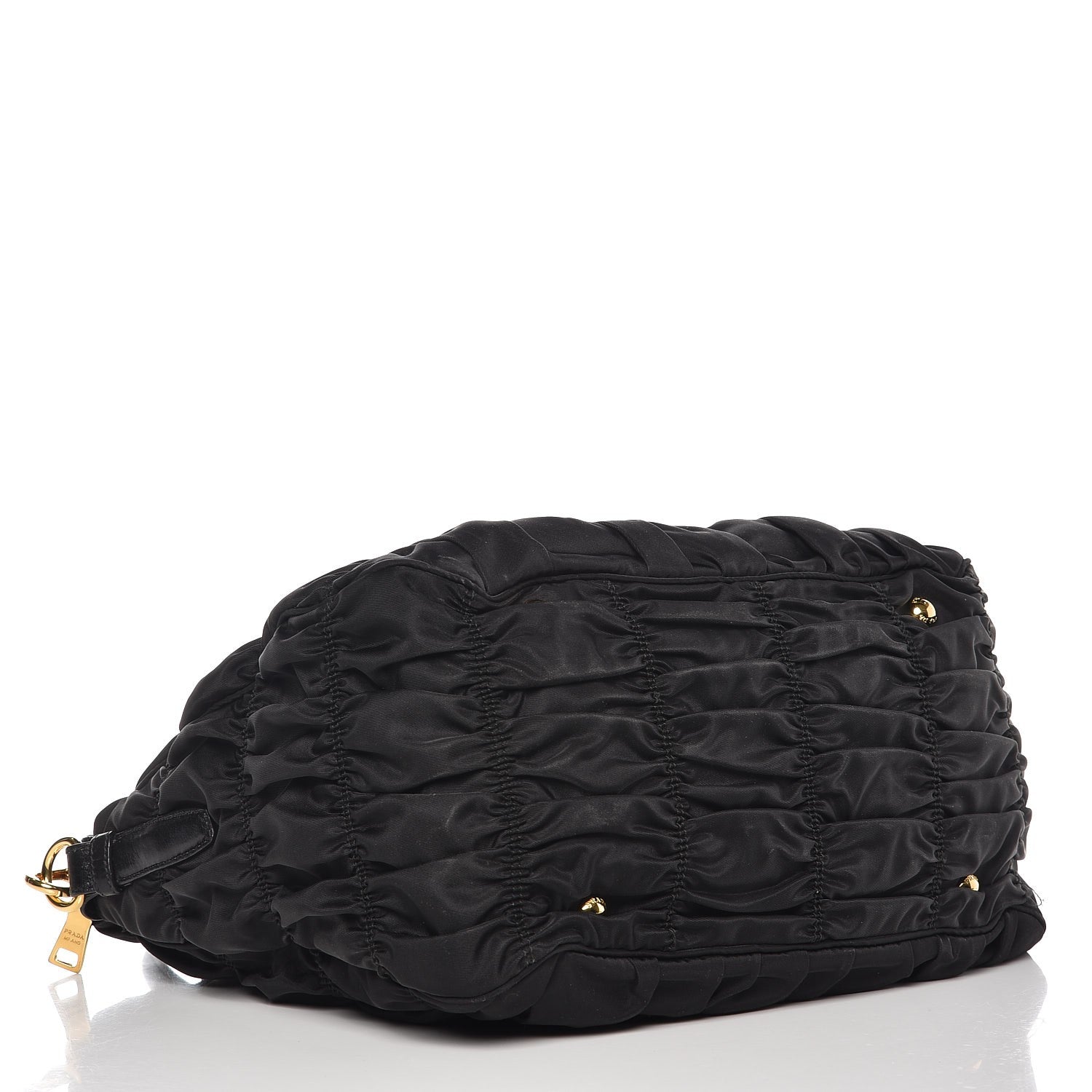 Prada Tessuto Nylon Gaufre Tote Black 5 of 11