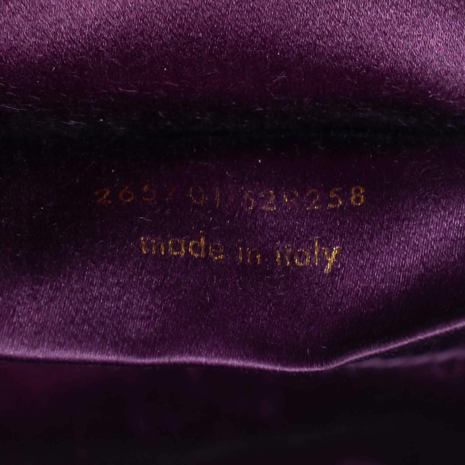 Saint Laurent Textured Calfskin Large Classic Y Clutch Violet 7 of 7