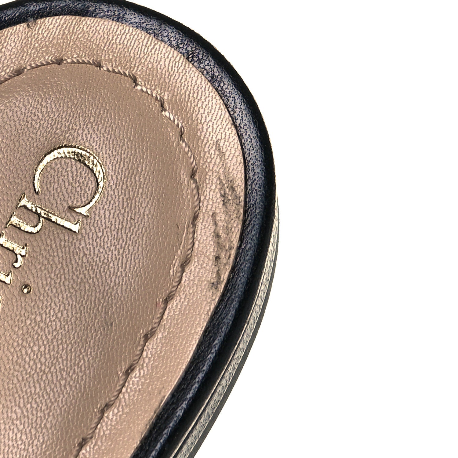 Christian Dior Technical Canvas Ribbon J'Adior Slingback Ballet Flats 39.5 Black 9 of 10