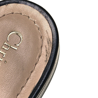 Christian Dior Technical Canvas Ribbon J'Adior Slingback Ballet Flats 39.5 Black 9 of 10