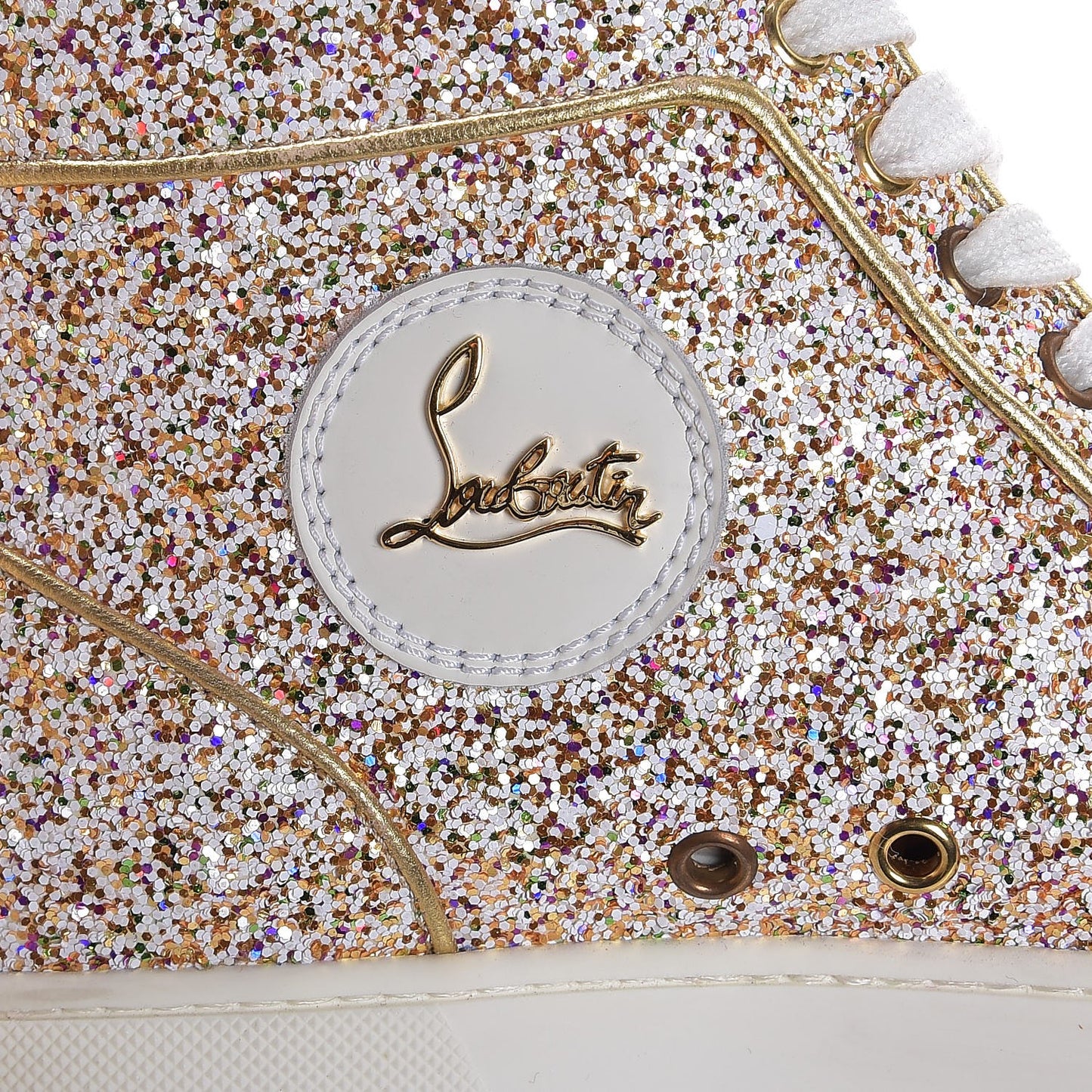 Glitter Nappa Rantus Orlato Sneakers 38 Multi Gold