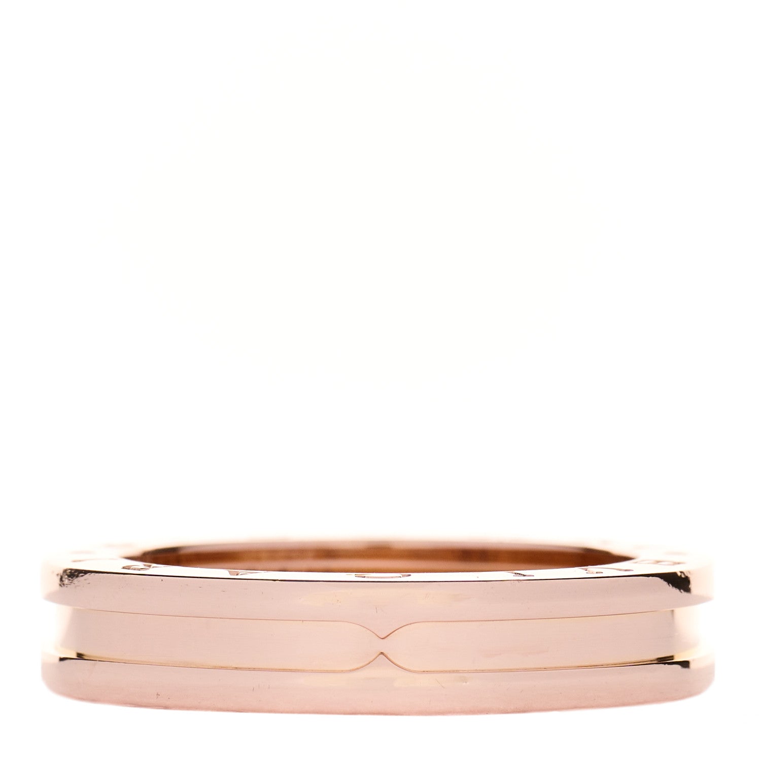 Bulgari 18K Rose Gold B.Zero1 One-Band Ring 57 8 1 of 4