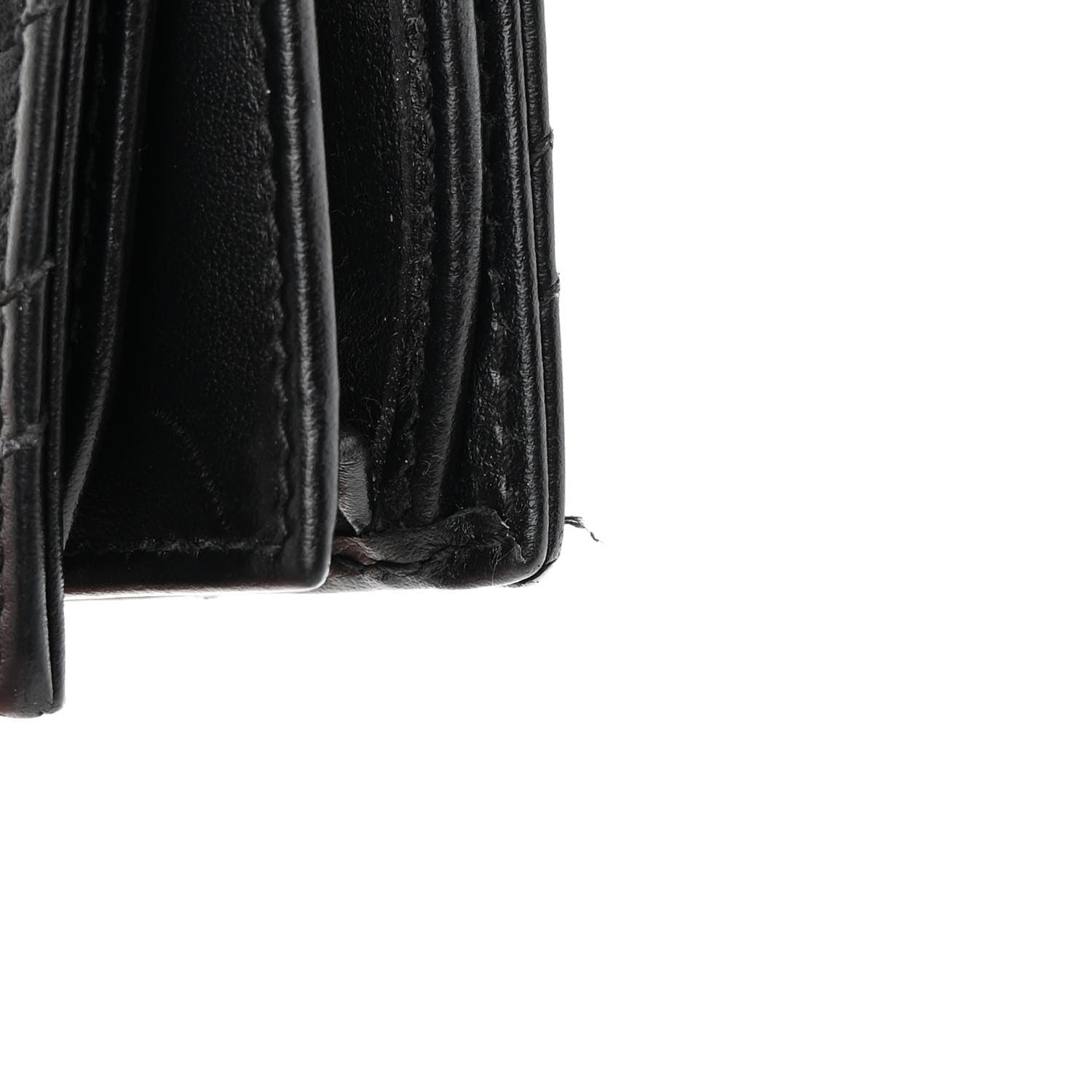 Gucci Calfskin Matelasse GG Marmont Card Case Wallet Black 13 of 14