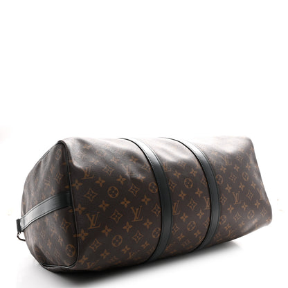 Louis Vuitton Monogram Macassar Keepall Bandouliere 45 3 of 8