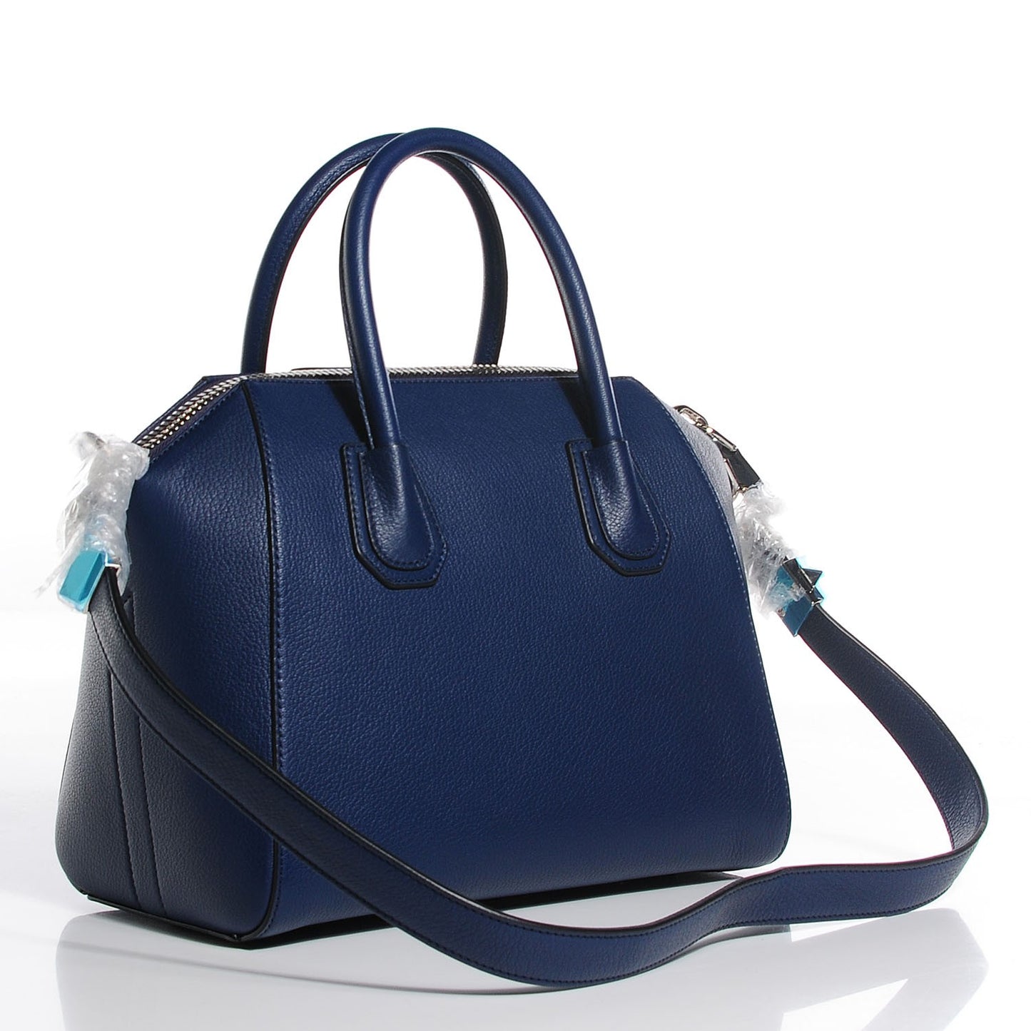 Sugar Goatskin Small Antigona Navy