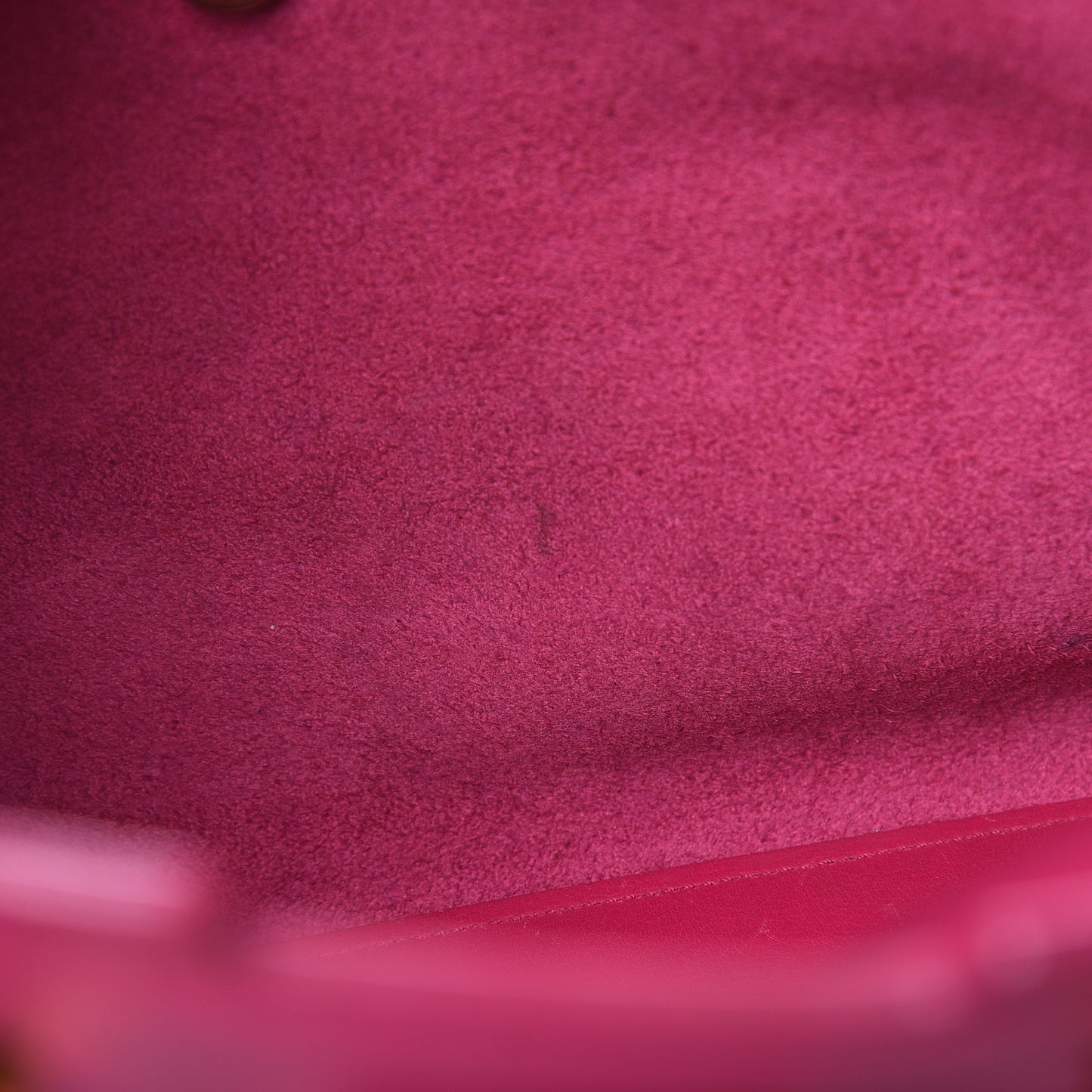 Calfskin Small Classic Y Cabas Fuchsia