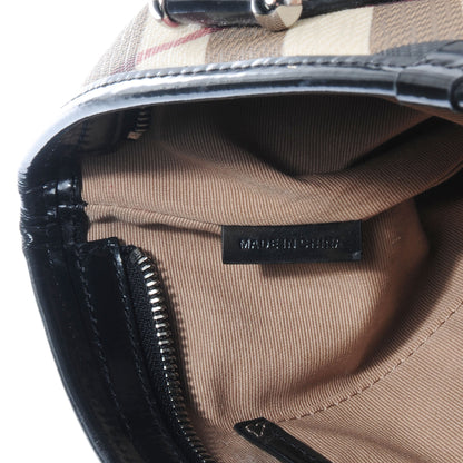 Burberry Nova Check Medium Tote Black 8 of 8