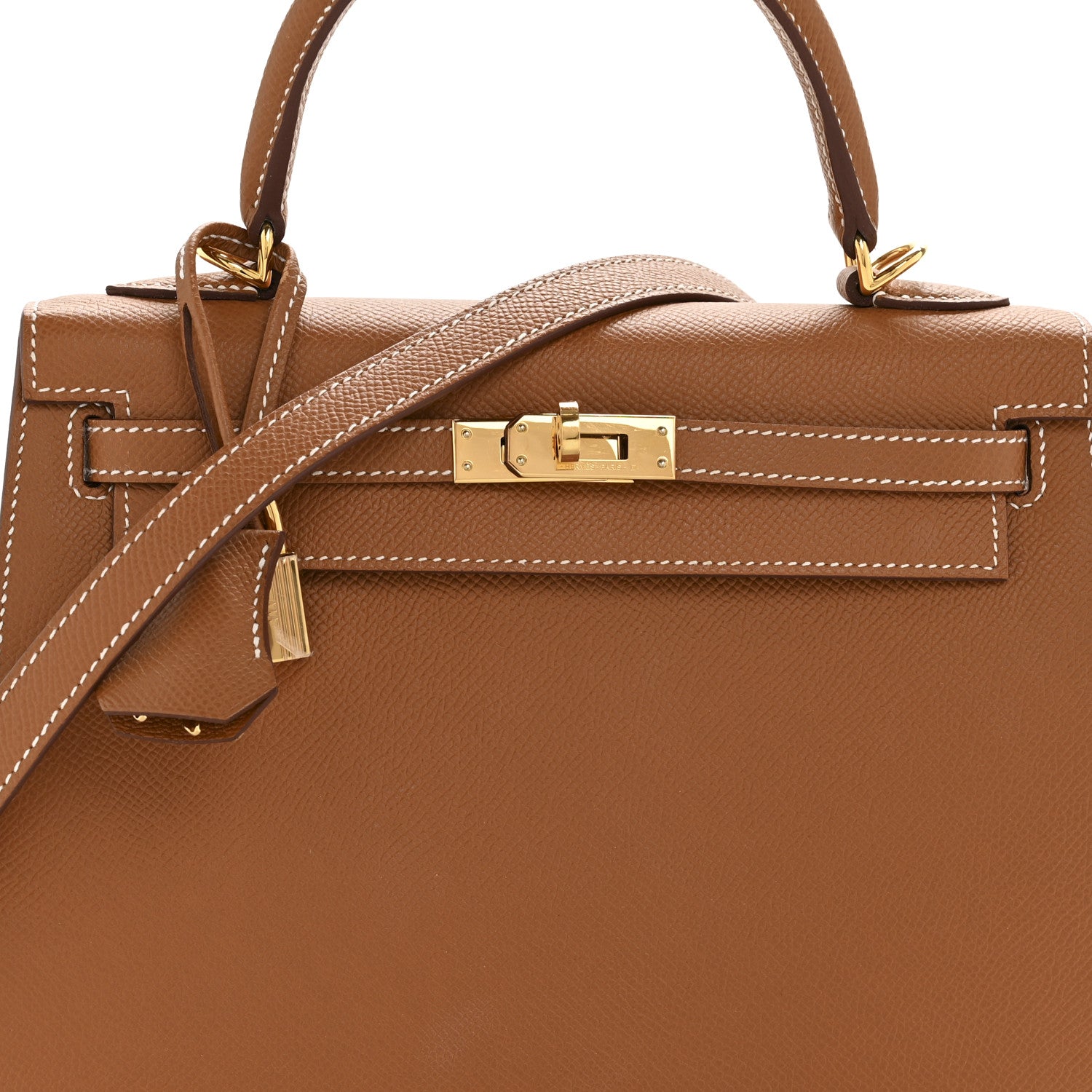 Hermes Epsom Kelly Sellier 25 Gold 8 of 14