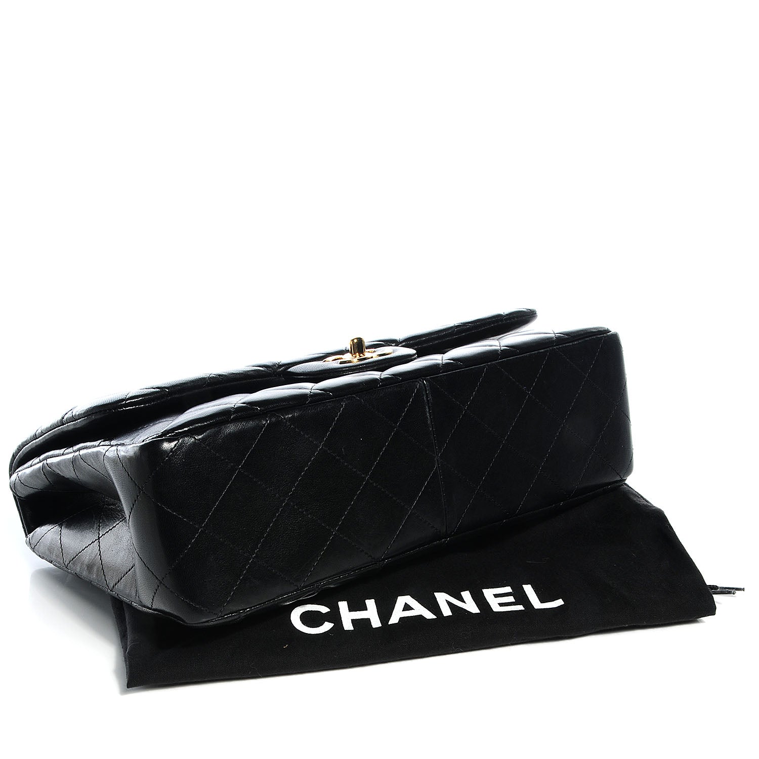 Chanel Lambskin Jumbo Single Flap Black 4 of 8