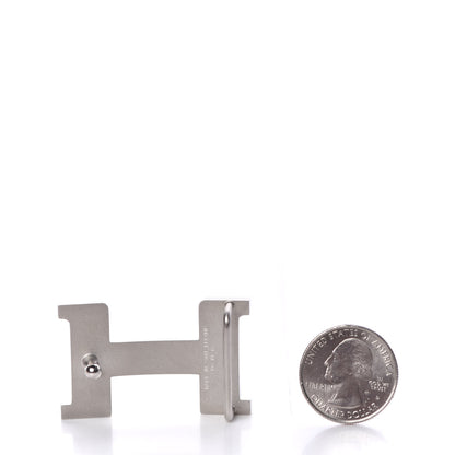 Hermes Polished Palladium Constance 24mm Belt Buckle Silver 2 of 6