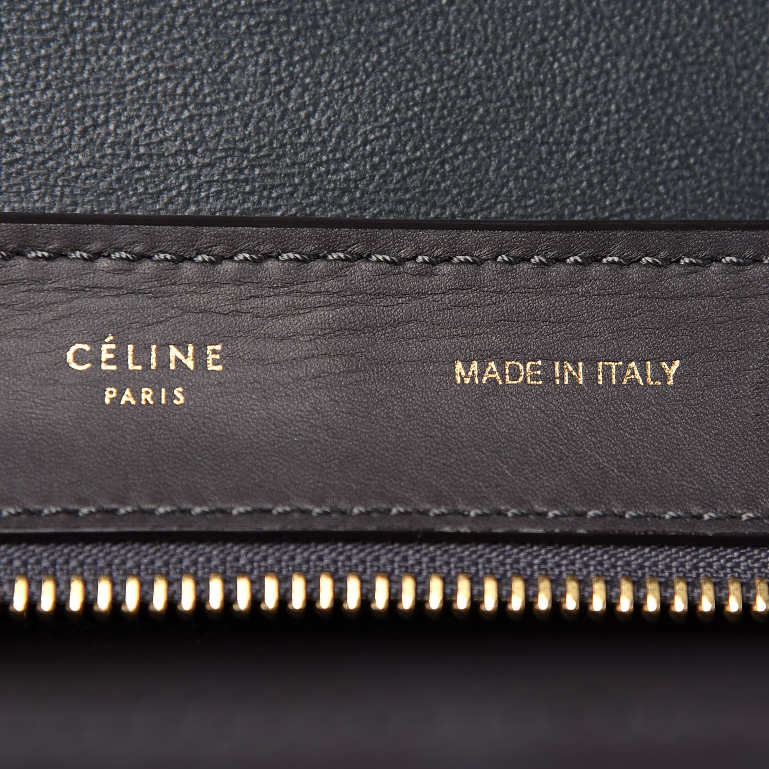 Celine Smooth Calfskin Suede Medium Trapeze Grey 6 of 10