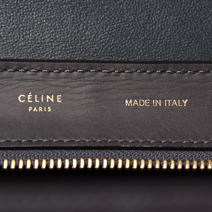 Celine Smooth Calfskin Suede Medium Trapeze Grey 6 of 10